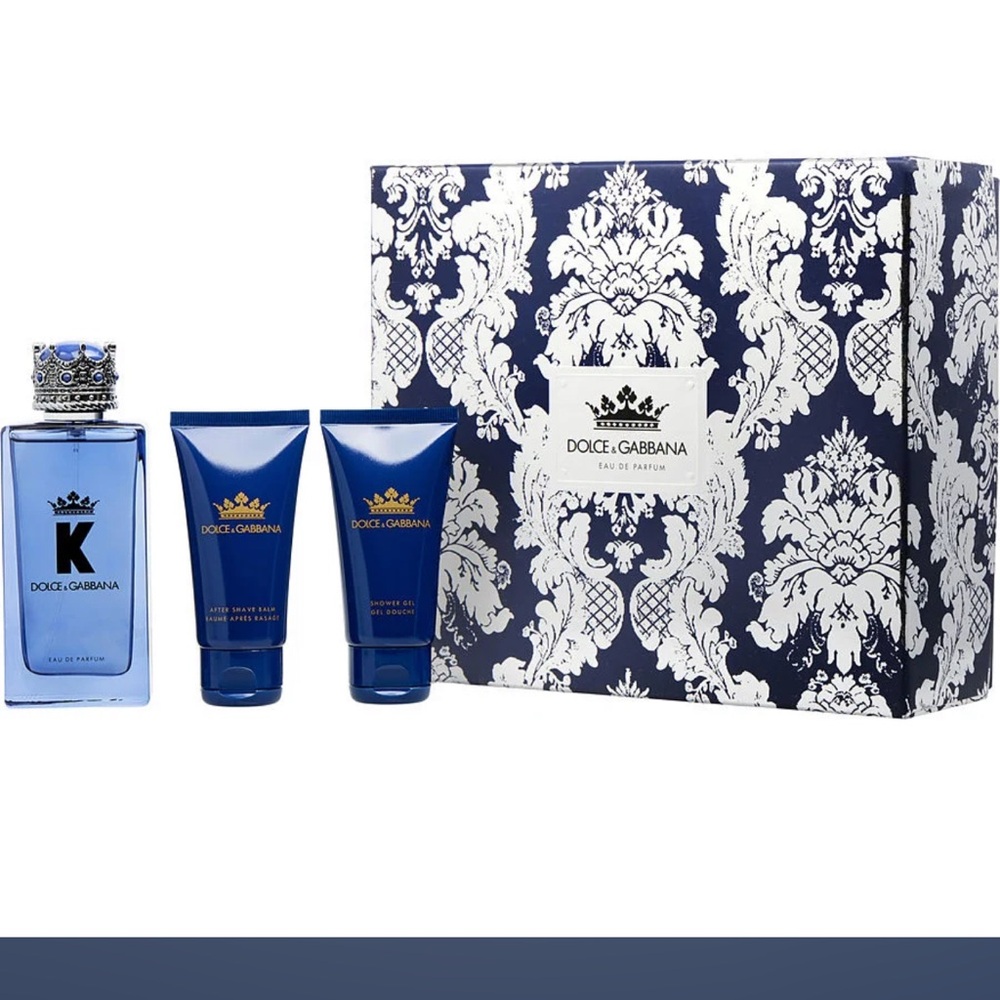 Dolce & Gabbana Blue Men's Grooming Set
